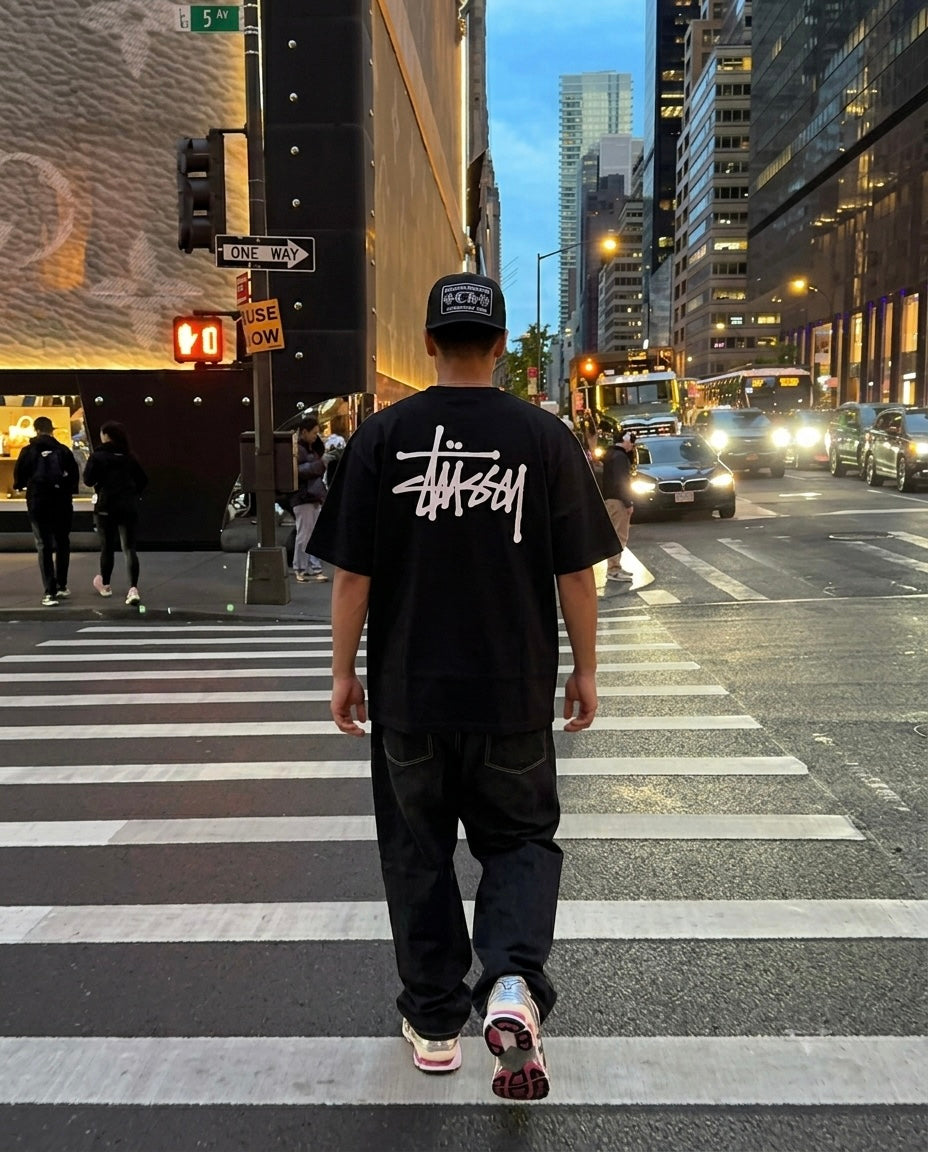 Stussy basic T-Shirt black