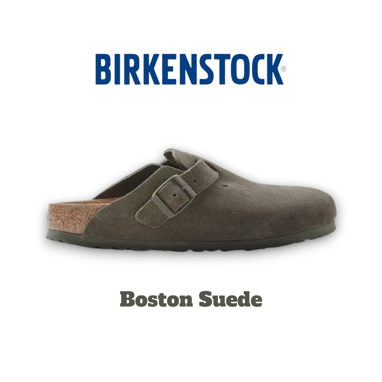 Birkenstock Boston Suede Thyme