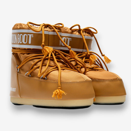 Moon Boot Icon Low Nylon Beige cognac