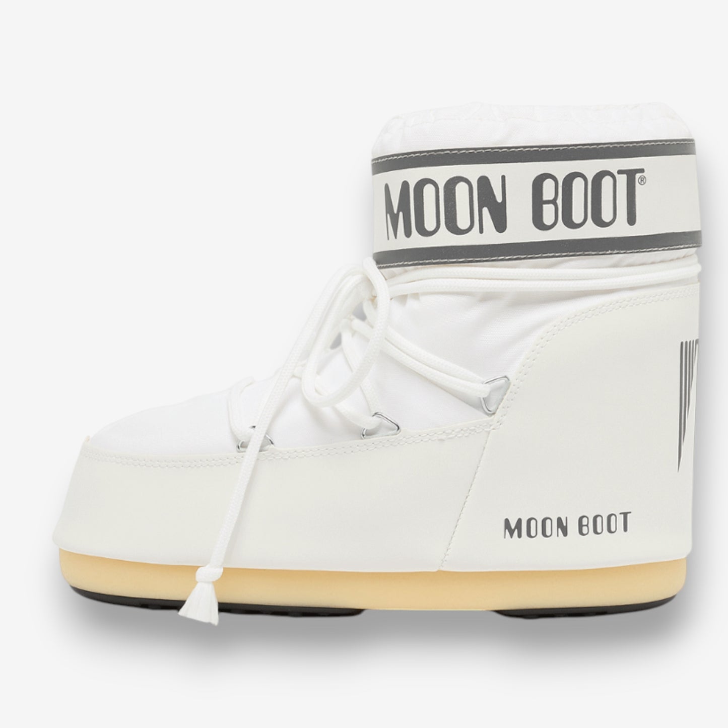 Moon Boot MB ICON LOW NYLON White Mono