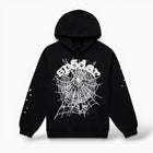 Sp5der og Web Hoodie Black White