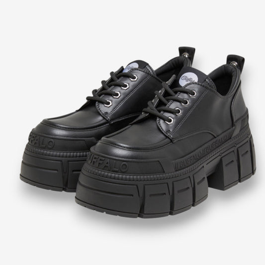 Buffalo Gopher Lace Up CS Vegan Nappa Black