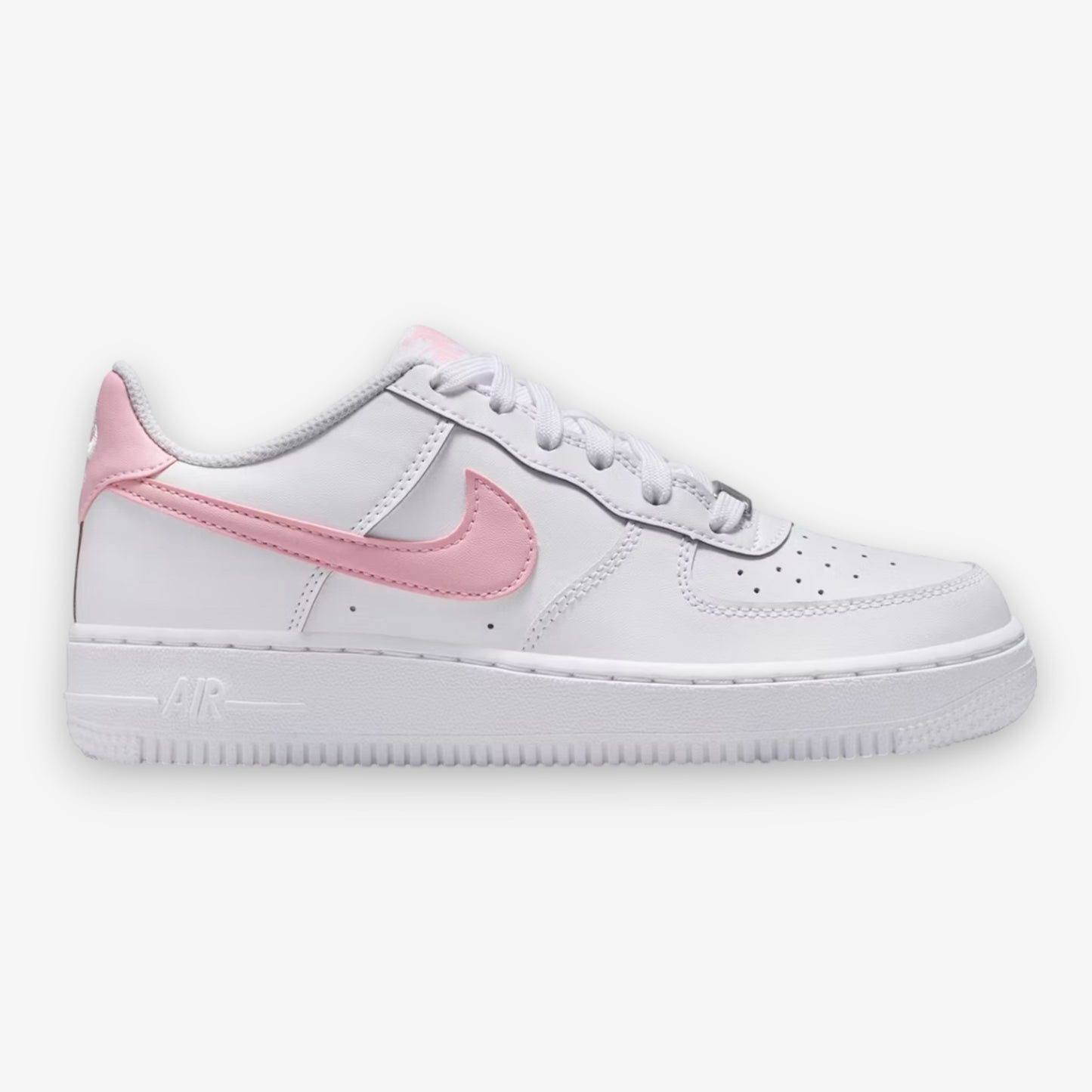 Nike Air Force 1 (GS) White Medium Soft Pink