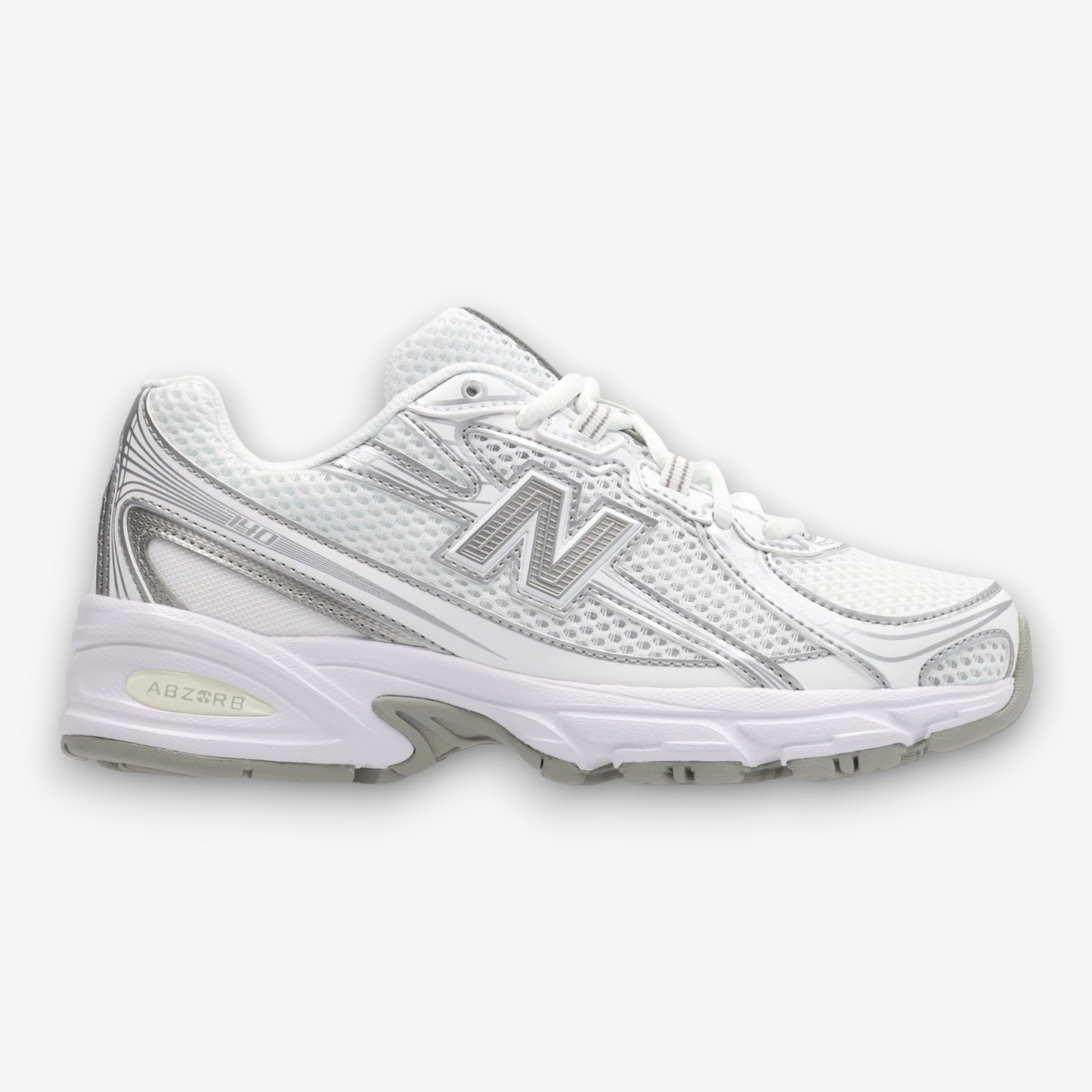 New Balance 740 GS White Silver Metallic