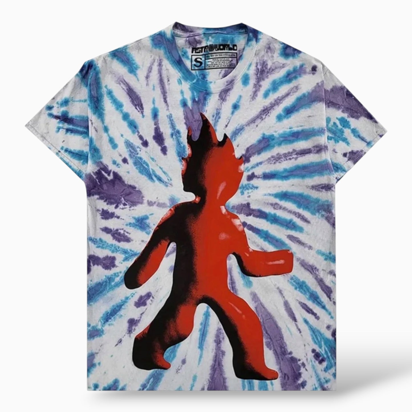 Travis Scott Flame Guy Tee Tie Dye