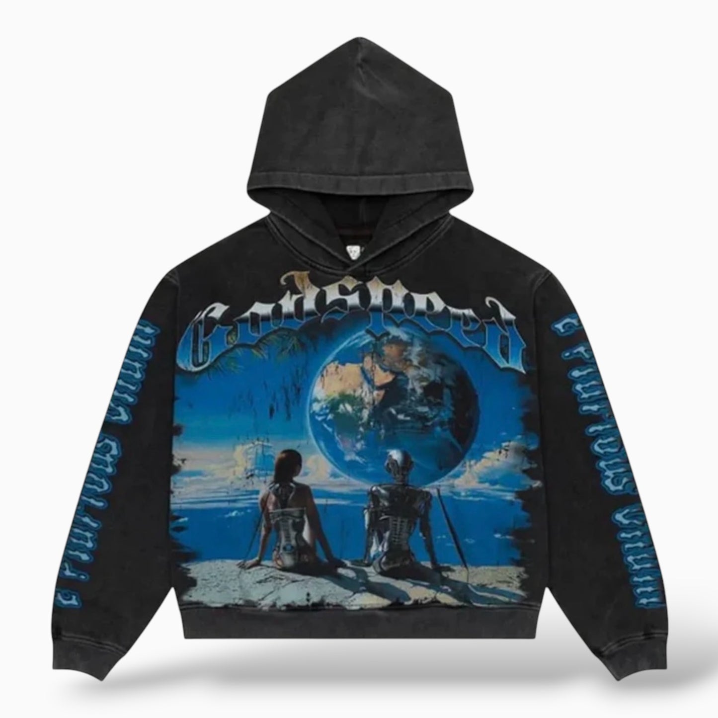 Godspeed Artificial Love Hoodie Washed Black