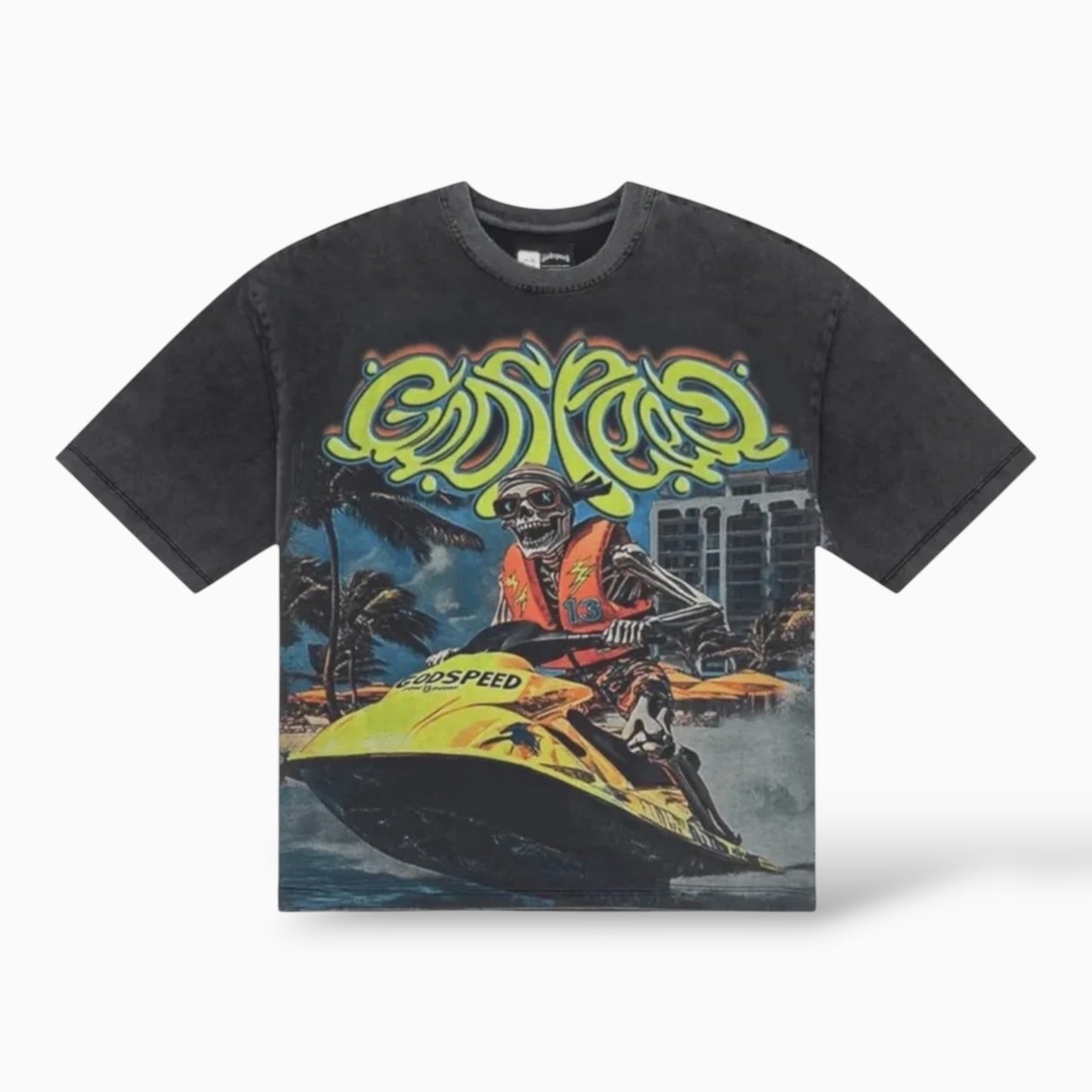 Godspeed Wave Runner Shirt Black