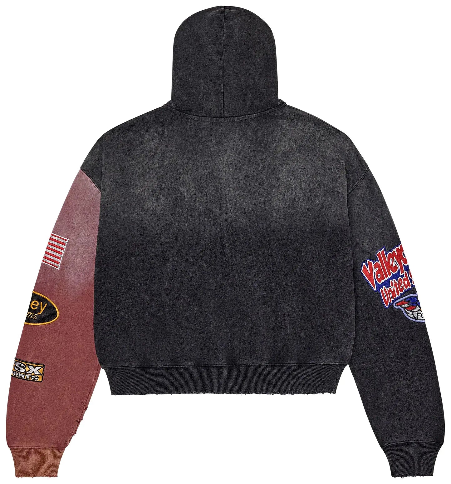 Vale Zip Up Two Face Hoodie