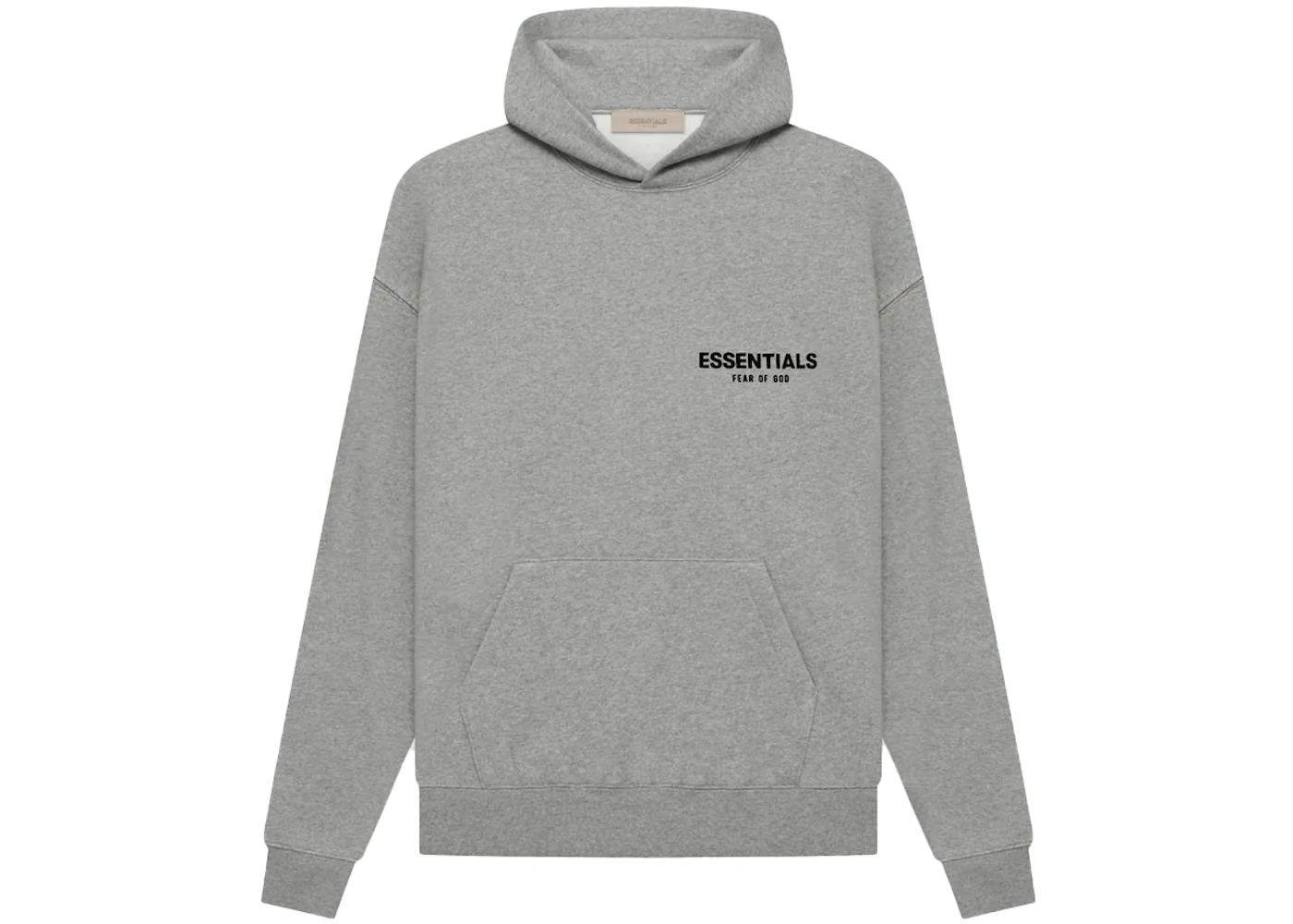 Essentials Fear of God SS22 Dark Oatmeal Hoodie
