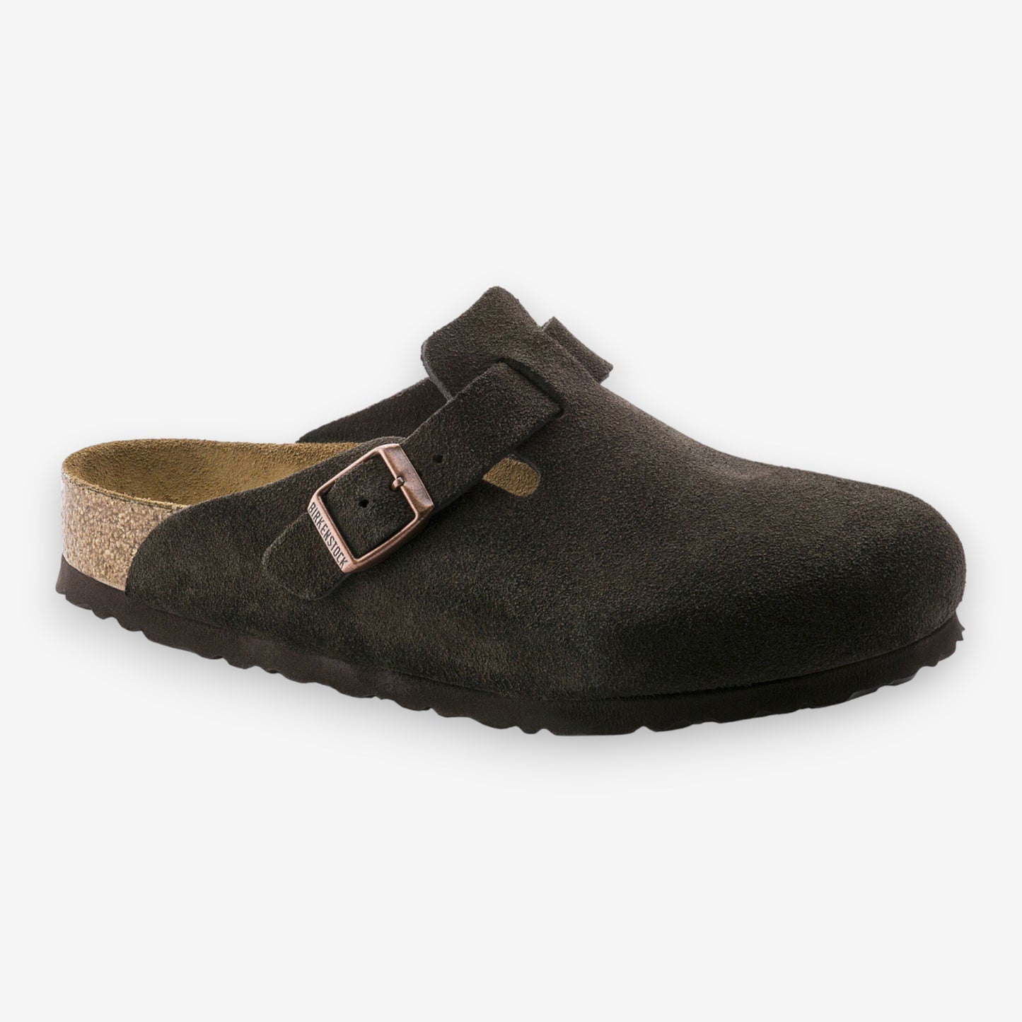 Birkenstock Boston Soft Footbed Suede Mocha