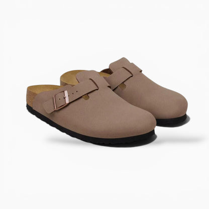 Birkenstock Boston Faded Syn 2.0 Mocca