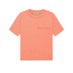 Fear of God Essentials pf22 lyhythihainen T-paita Coral