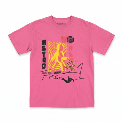 Travis Scott Otherside T-Shirt Pink