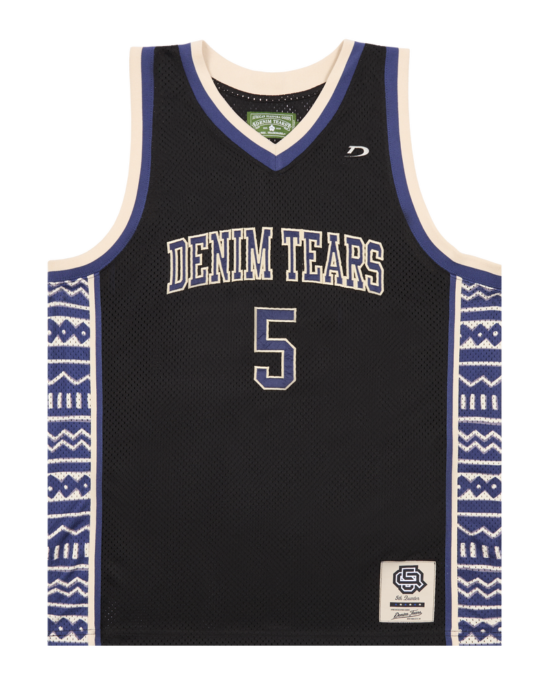 Denim Tears 5Q Game Jersey - Black