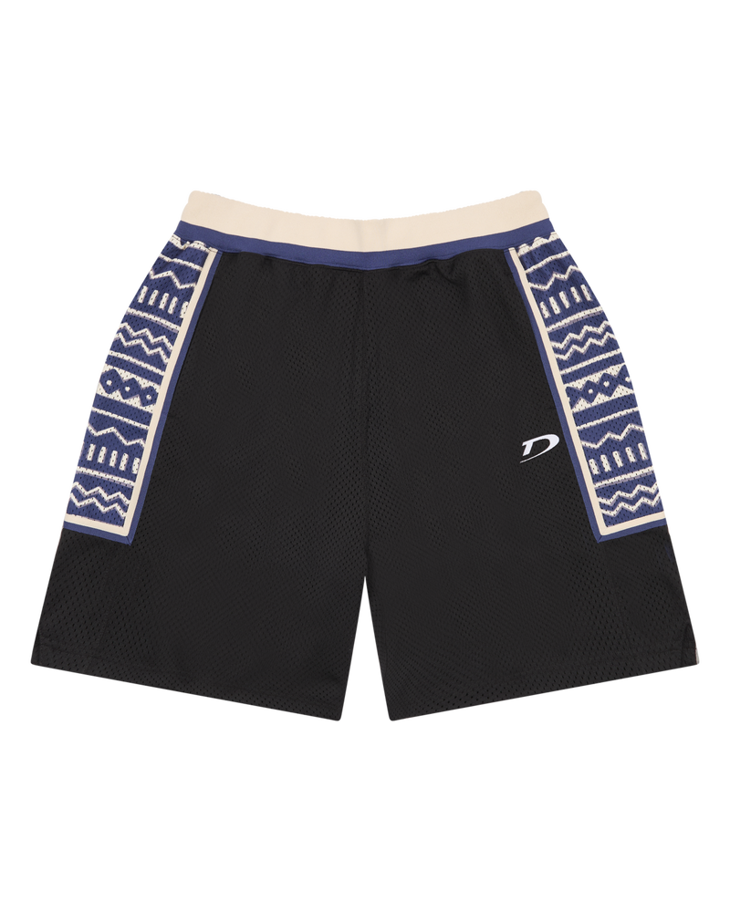 Denim Tears 5Q Game Shorts - Black