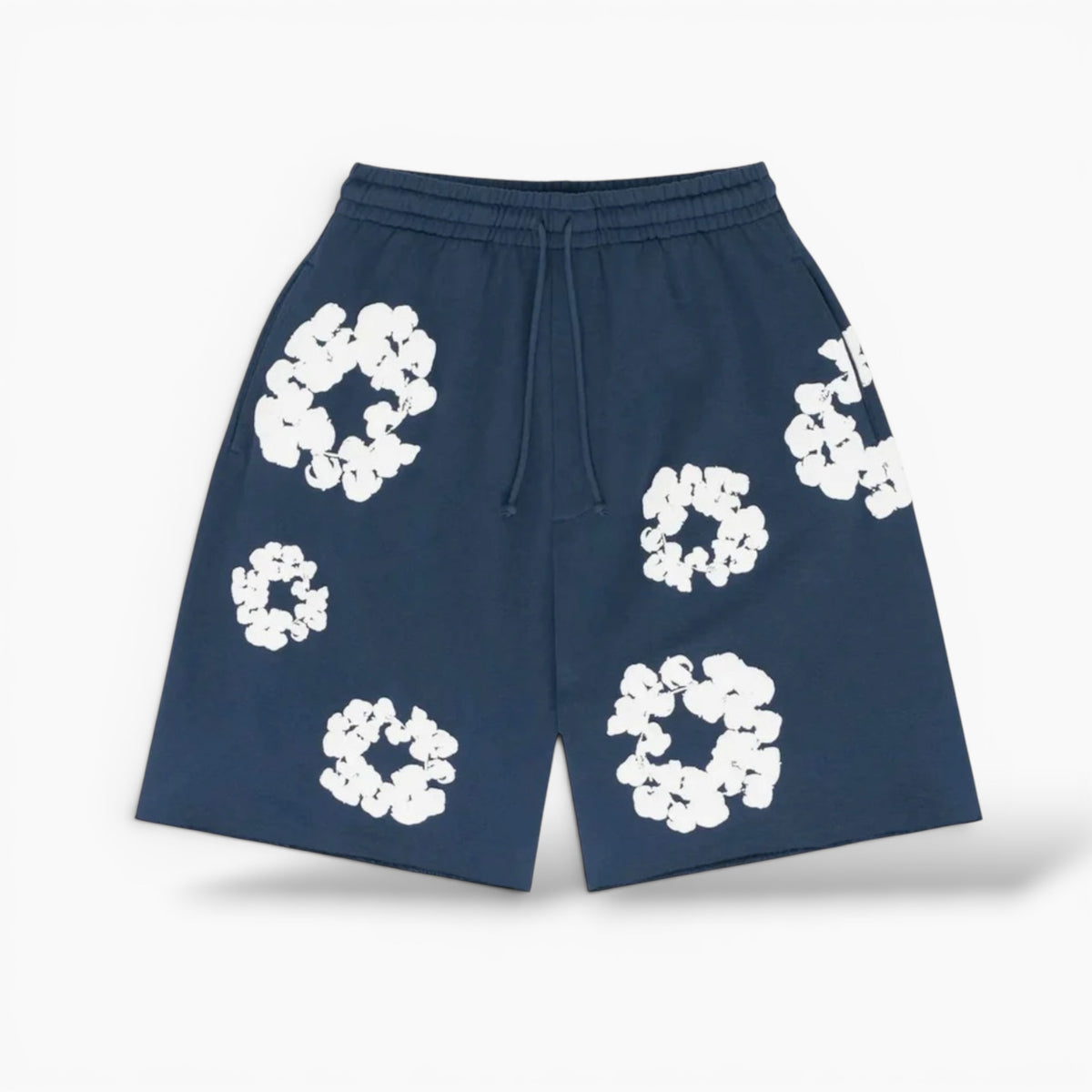 Denim Tears the cotton wreath Shorts Navy
