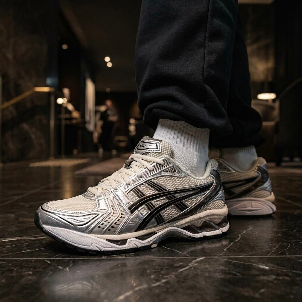 Gel-Kayano 14 Cream Black Metallic Plum