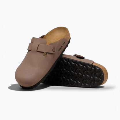Birkenstock Boston Faded Syn 2.0 Mocca