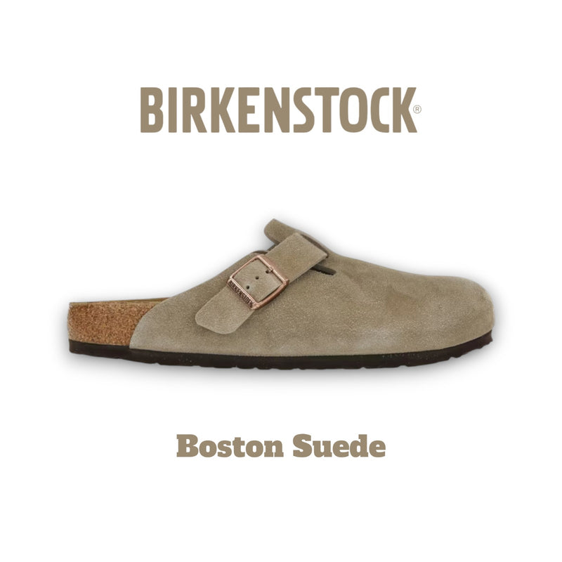 Birkenstock Boston Suede Taupe