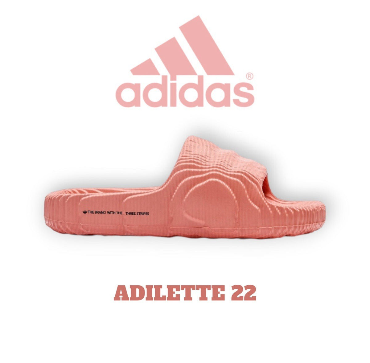 Adidas Originals Adilette 22 W pool slides in Rosa/ Wonder Clay - NEW