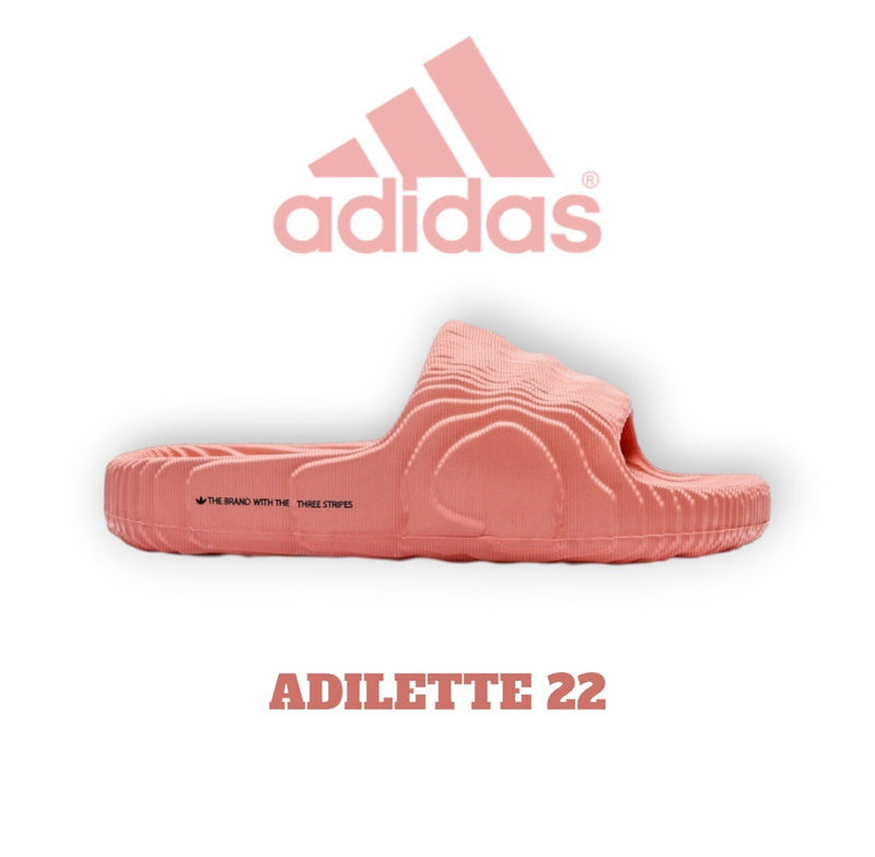 Adidas Originals Adilette 22 W Badelatschen Schlappen Rosa/ Wonder Clay - NEU