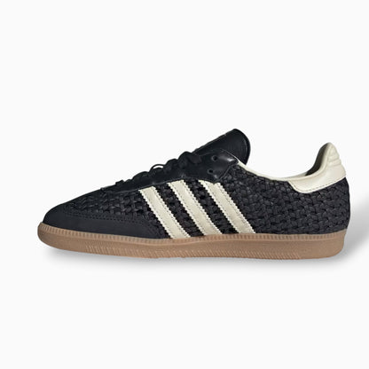 Adidas Samba OG Basketweave Black Cream White (Women's)