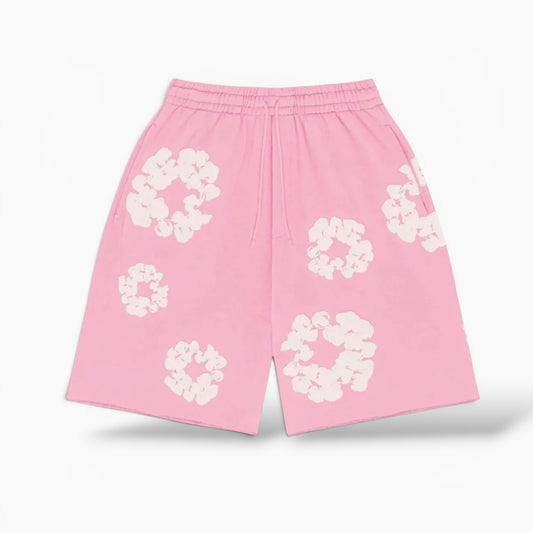 Denim Tears the cotton wreath Shorts Pink