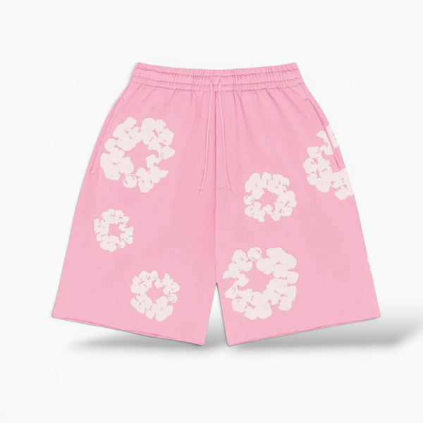 Denim Tears the cotton wreath Shorts Pink