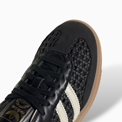 Adidas Samba OG Basketweave Black Cream White (Women's)