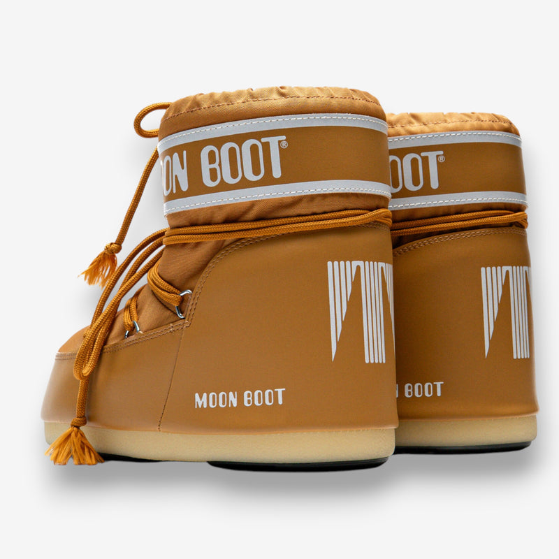 Moon Boot Icon Low Nylon Beige cognac
