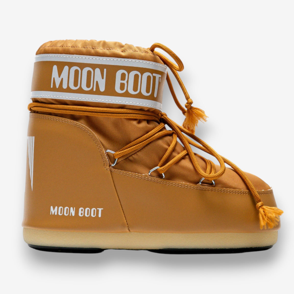 Moon Boot Icon Low Nylon Beige cognac