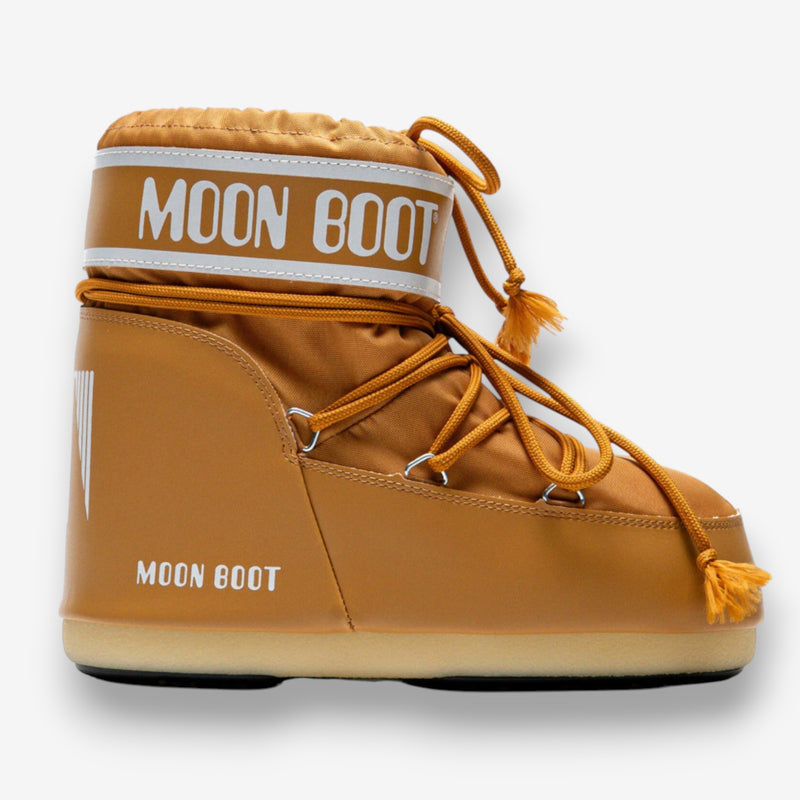Moon Boot Icon Low Nylon Beige cognac