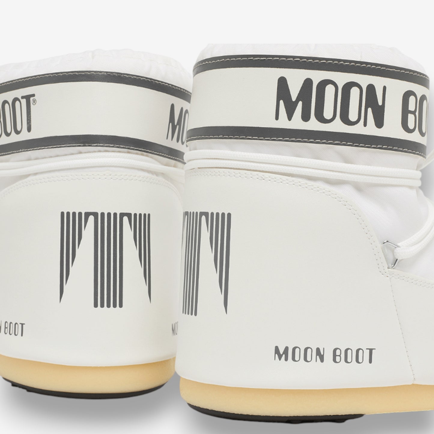Moon Boot MB ICON LOW NYLON White Mono