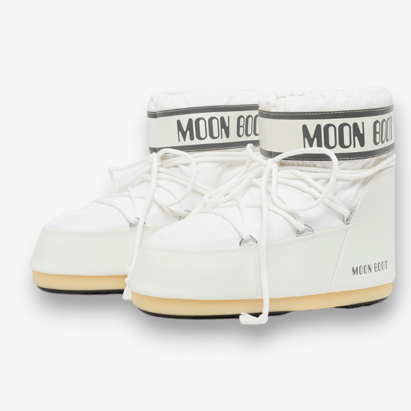 Moon Boot MB ICON LOW NYLON White Mono