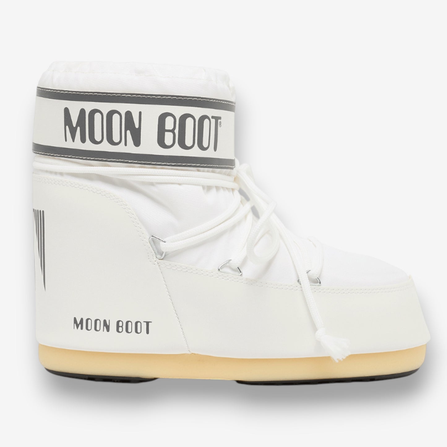 Moon Boot MB ICON LOW NYLON White Mono
