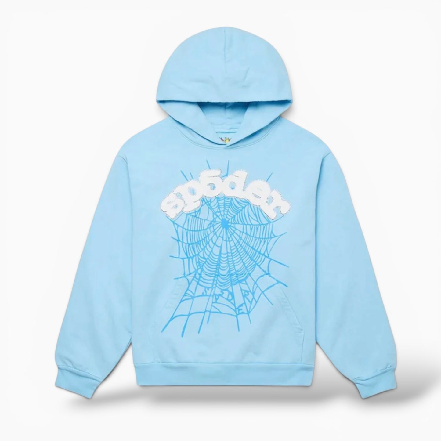 Sp5der Hoodie Sky Blue