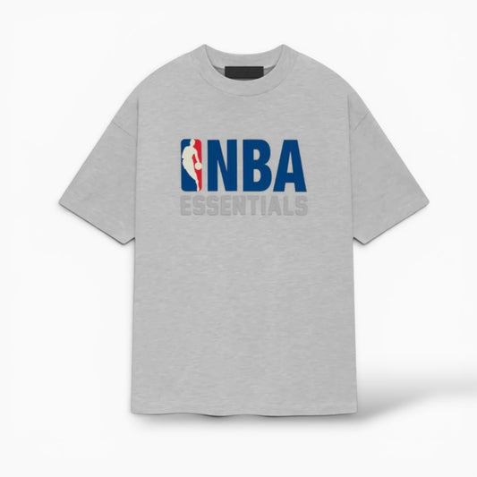 Essentials Fear of God x NBA fw24 Tee Light Heather