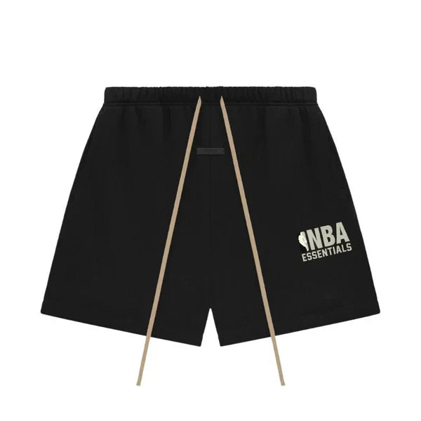 Essentials fear of god x NBA ss25 Black Sweatshorts