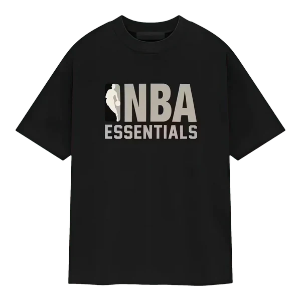Essentials Fear Of God x NBA Essentials ss25 Black T-Shirt