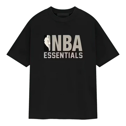 Essentials Fear Of God x NBA Essentials ss25 Black T-Shirt
