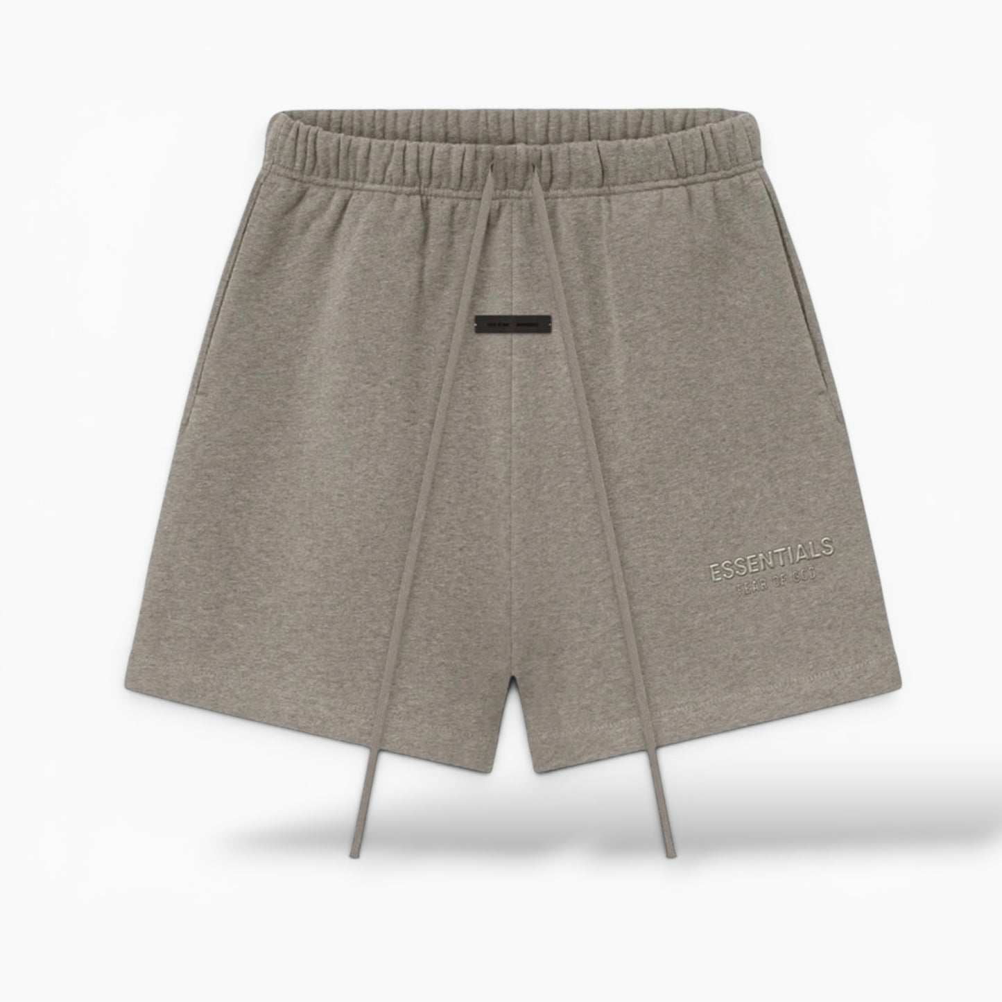 Essentials Fear of God ss25 Soccer fleece sweatshorts homestead Heather