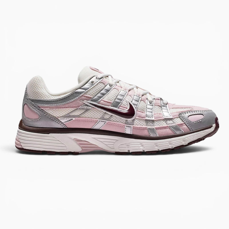 Nike P-6000 White / Metallic Silver / Laser Fuchsia