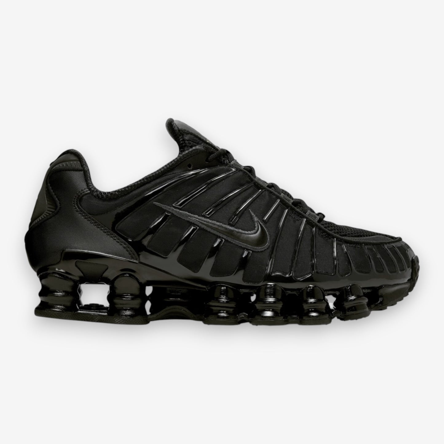 Nike Shox TL Black Metallic Hematite Max Orange