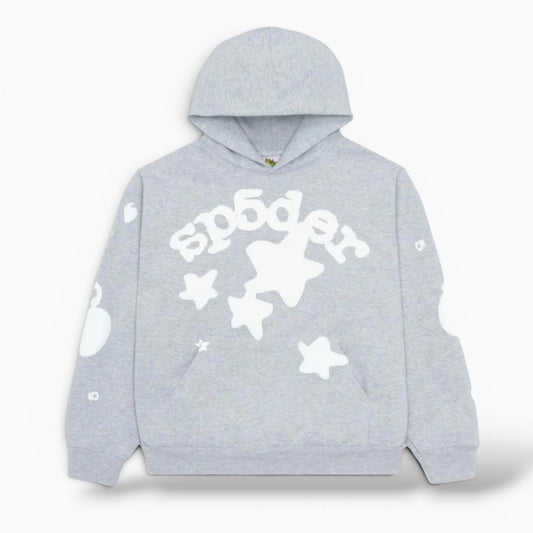 Sp5der Beluga Hoodie Heather Grey