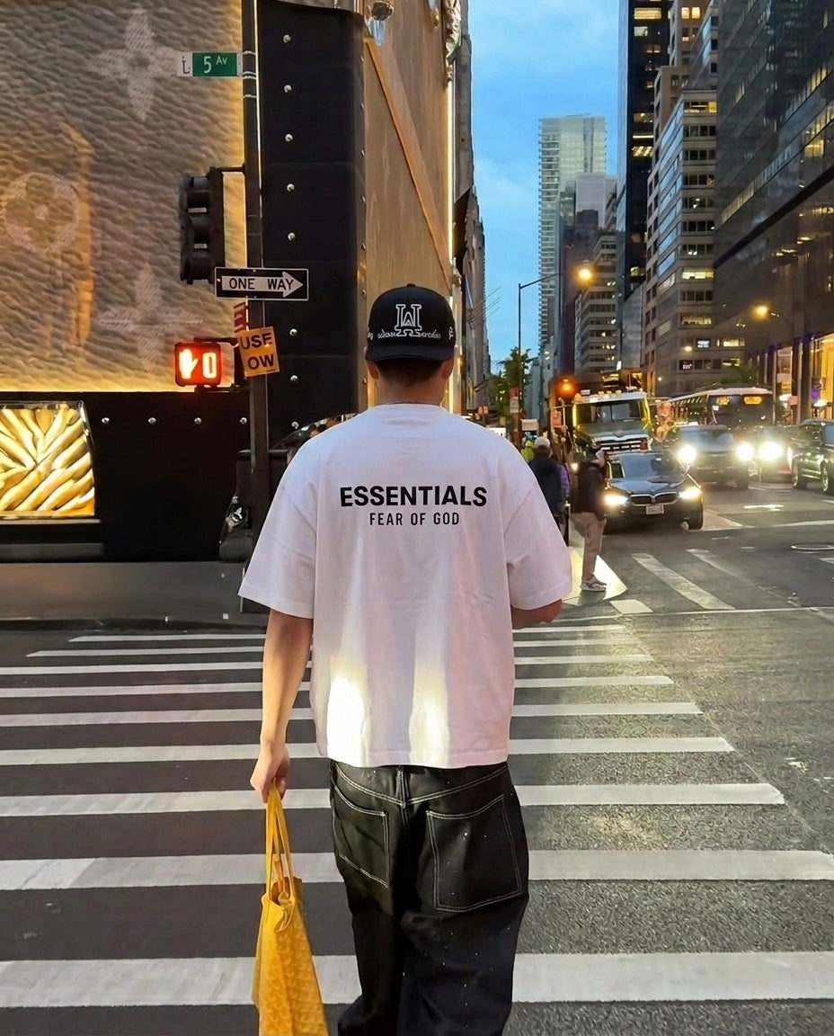 Essentials Fear of God ss25 Bright White T-Shirt