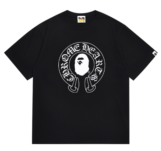 A Bathing Ape x Chrome Hearts T-Shirt Black
