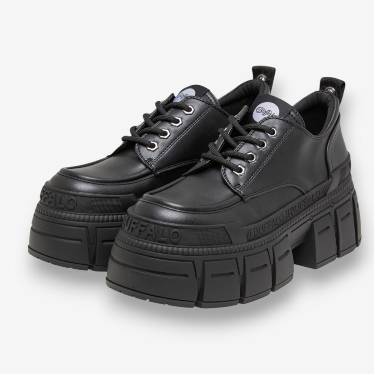 Buffalo Gopher Lace Up CS Vegan Nappa Black