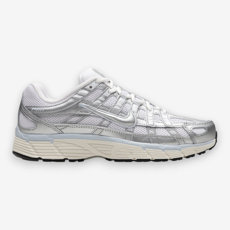 Nike P-6000 W White Blue Tint Sail Metallic Silver
