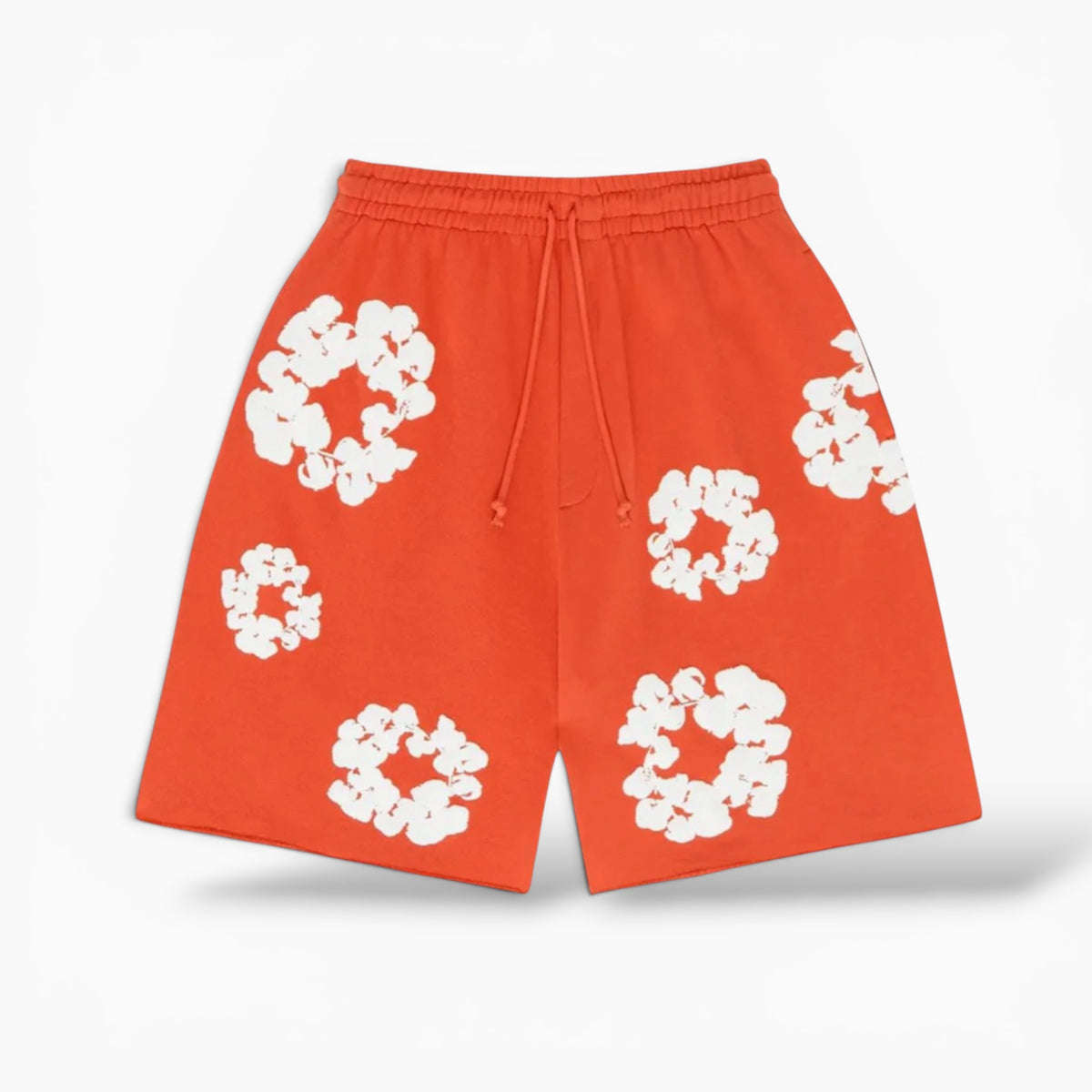 Denim Tears the cotton wreath Shorts orange