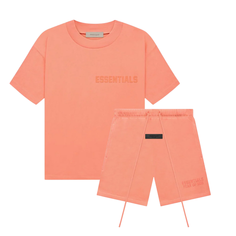 Fear Of God  Essentials pf22 Shorts Coral